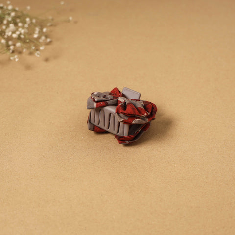 Handmade women’s bow hair claw clip 89 - handcrafted