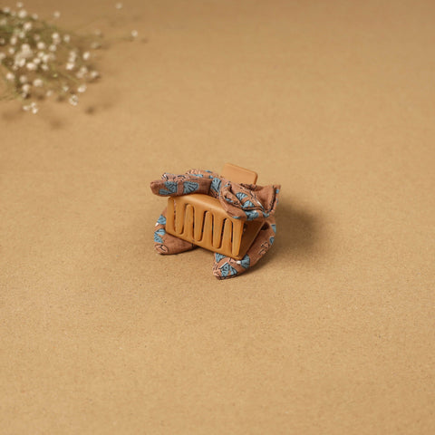 Handmade women’s bow hair claw clip 90 - handcrafted