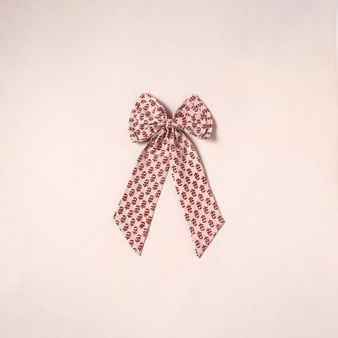 Handmade women’s bow hair clip 62 - handcrafted