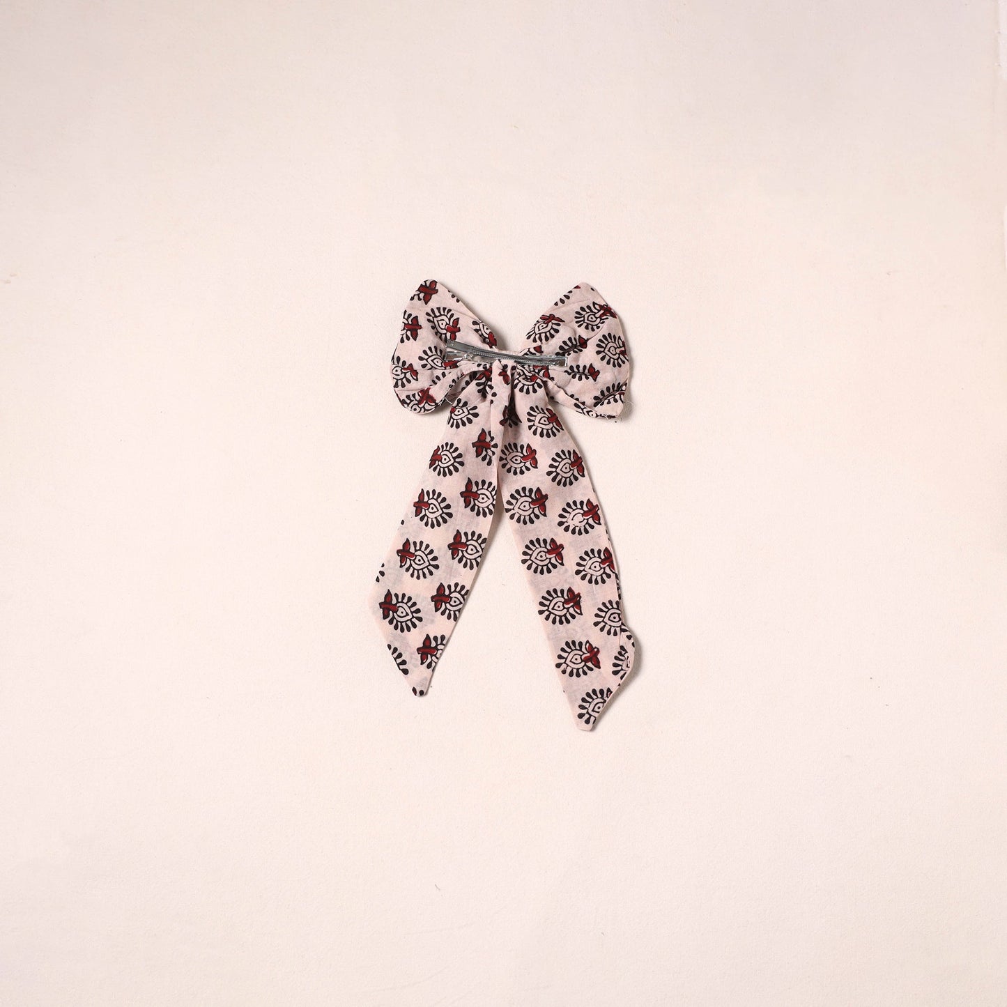 Handmade women’s bow hair clip 67 - handcrafted