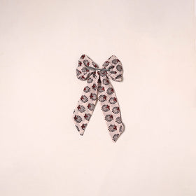 Handmade women’s bow hair clip 67 - handcrafted