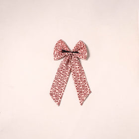 Handmade women’s bow hair clip 69 - handcrafted