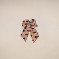 Beige - handmade women’s bow hair clip 92 - handcrafted