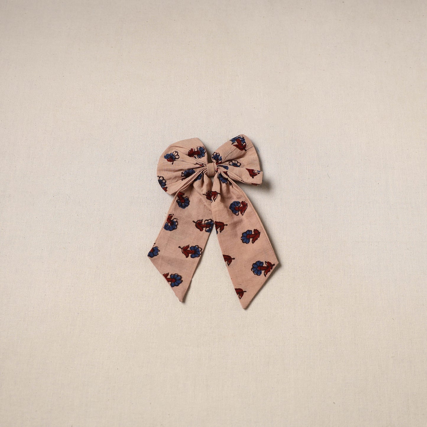 Beige - handmade women’s bow hair clip 92 - handcrafted