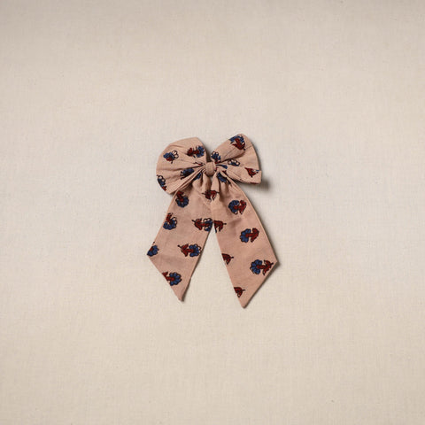 Beige - handmade women’s bow hair clip 92 - handcrafted