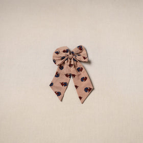 Beige - handmade women’s bow hair clip 92 - handcrafted