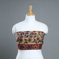 Buy Beige Handpainted Cotton Kalamkari Blouse Piece