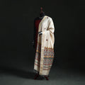 Handpainted madhubani handloom tussar cotton dupatta 04