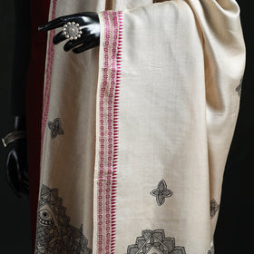 Handpainted madhubani handloom tussar cotton dupatta 11