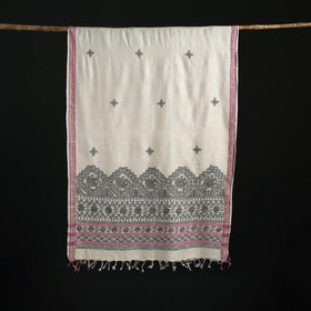 Handpainted madhubani handloom tussar cotton dupatta 11
