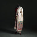 Handpainted madhubani handloom tussar cotton dupatta 22
