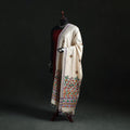 Handpainted madhubani handloom tussar cotton dupatta 25