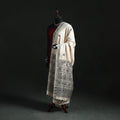 Handpainted madhubani handloom tussar cotton dupatta 30