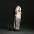 Handpainted madhubani handloom tussar cotton dupatta 35