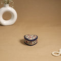 Beige - handpainted paper mache multipurpose box 16