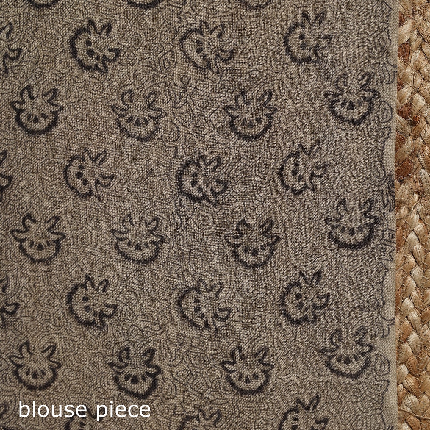 Handwoven natural dyed pedana merino wool kalamkari saree