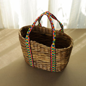 Eco-Friendly Handwoven Water Hyacinth Handbag for Women