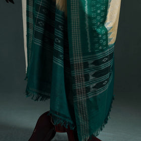 Ikat handloom cotton sambalpuri dupatta 10 - handcrafted