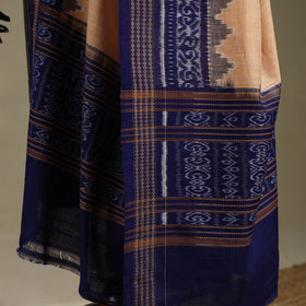 Beige - ikat handloom cotton sambalpuri dupatta 13