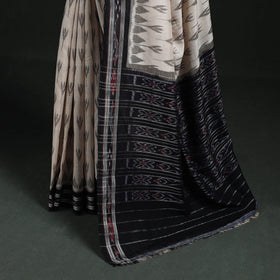 Ikat handloom cotton sambalpuri saree 53 - handcrafted