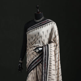 Ikat handloom cotton sambalpuri saree 53 - handcrafted