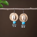 Beige - ikra handcrafted gs jute jhumki earrings