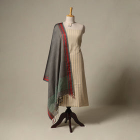 Jacquard cotton 2pc unstitched dress material