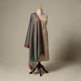 Jacquard cotton 2pc unstitched dress material