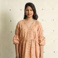 Buy Jacquard Cotton Flared Gher Dress Online at iTokri.com