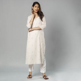 Buy Jacquard Cotton Straight Kurta 12 Online l iTokri.com