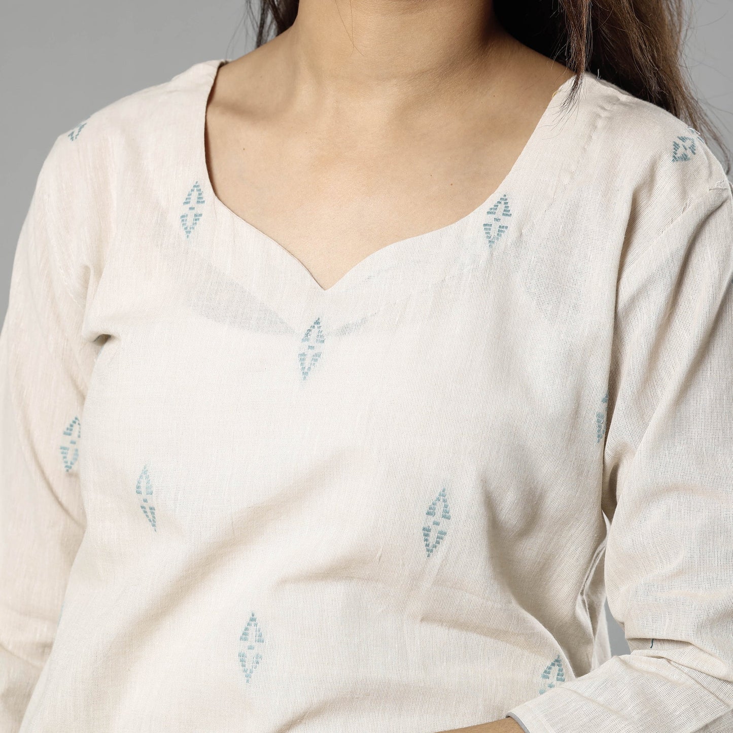 Buy Jacquard Cotton Straight Kurta 12 Online l iTokri.com