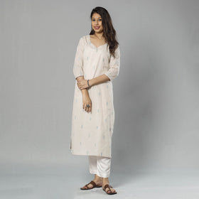 Buy Jacquard Cotton Straight Kurta 12 Online l iTokri.com