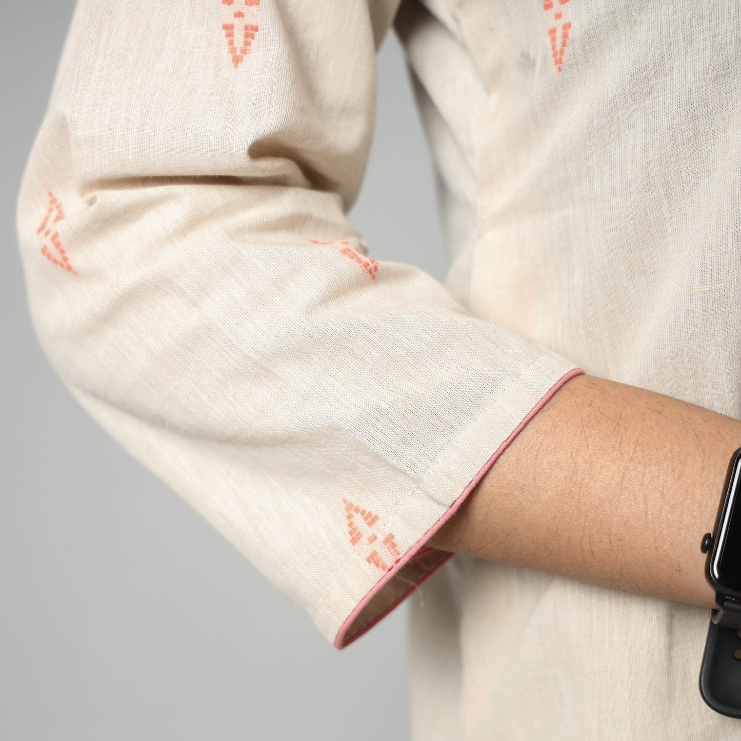  Jacquard Cotton Straight Kurta for Women