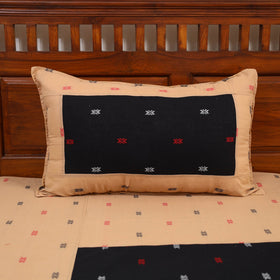 Buy Jacquard Patchwork Cotton Double Bed Cover with Pillow Covers (108 x 83 in) 32 Online at iTokri.com