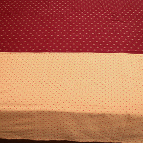 Beige - jacquard patchwork cotton double bed cover