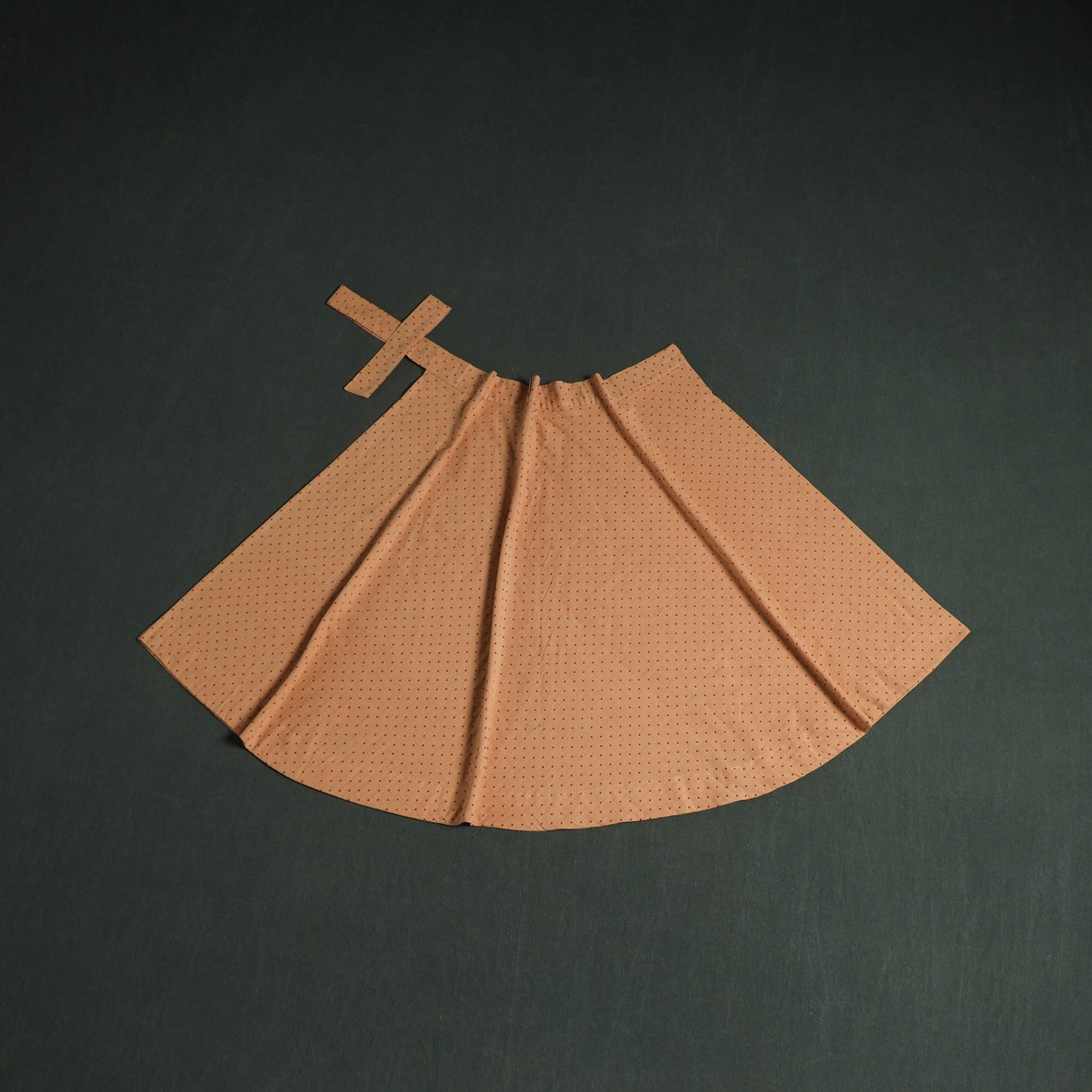 Jacquard weave cotton wrap around skirt 14 - handcrafted