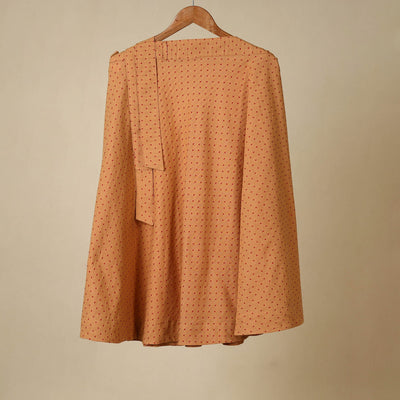 Beige - jacquard weave cotton wrap around skirt 35