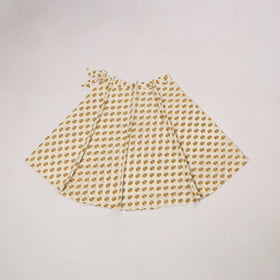 Beige - jaipur cotton wrap around skirt 53 - handcrafted