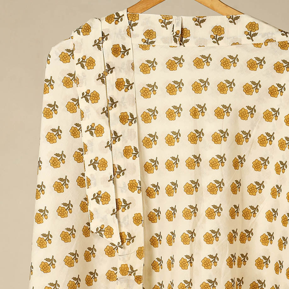 Beige - jaipur cotton wrap around skirt 53 - handcrafted