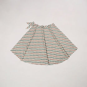 Beige - jaipur cotton wrap around skirt 55 - handcrafted