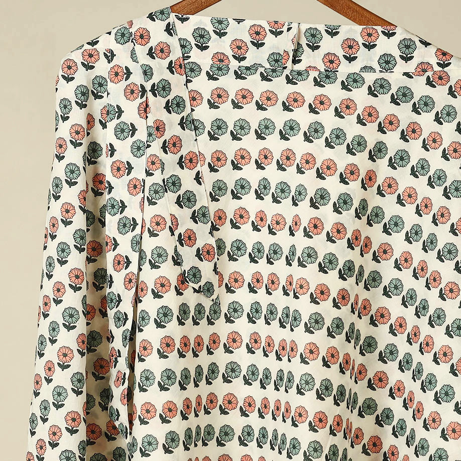 Beige - jaipur cotton wrap around skirt 55 - handcrafted