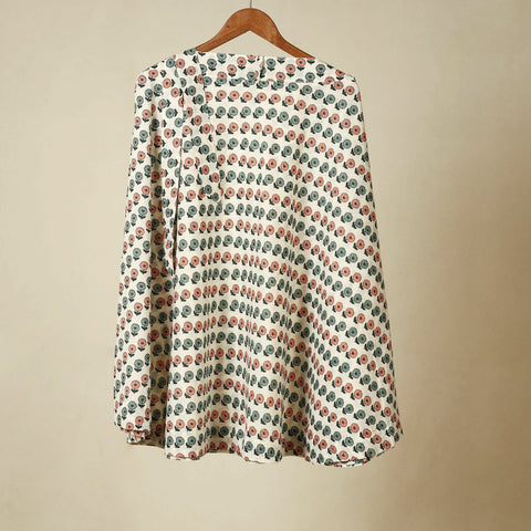 Beige - jaipur cotton wrap around skirt 55 - handcrafted