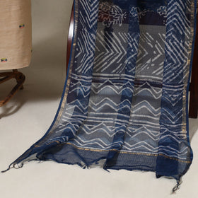 Beige Jamdani Cotton Dress Material with Jewellery Set