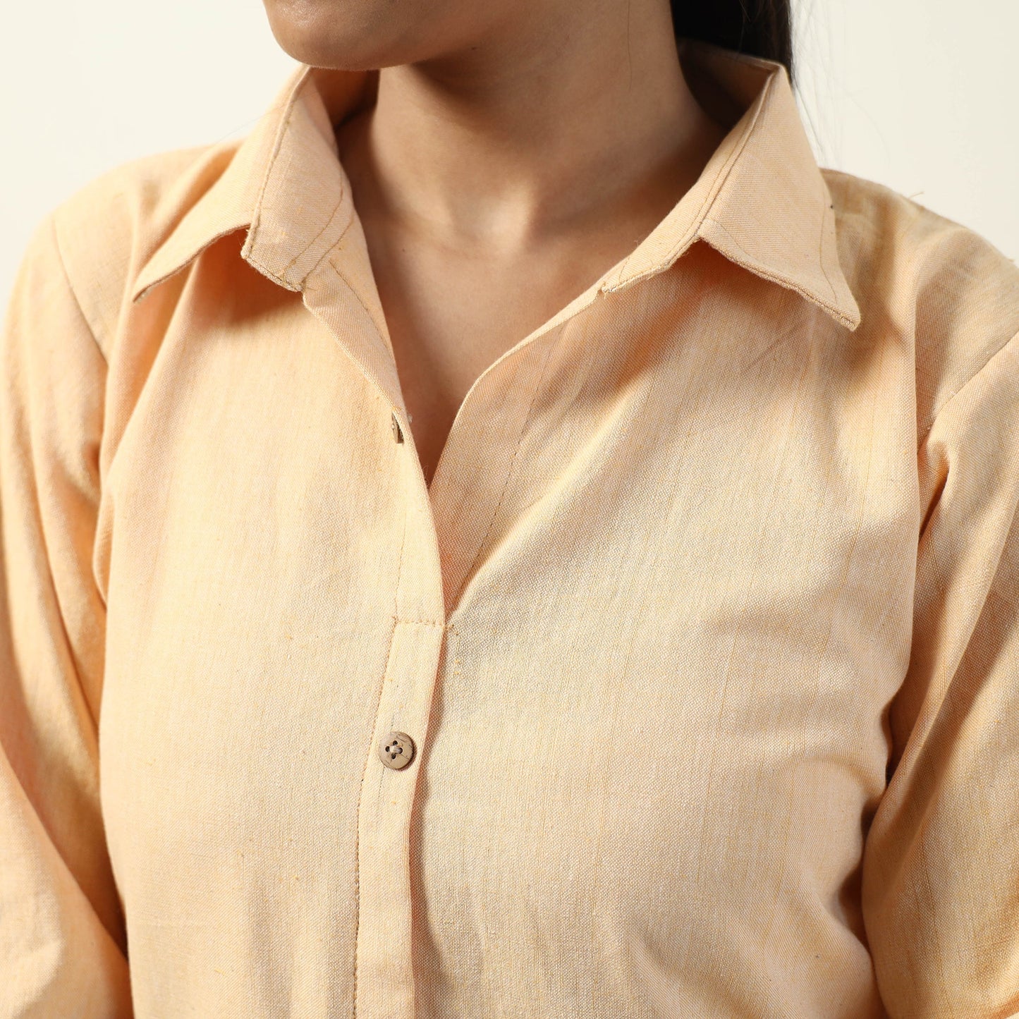 Buy Jhiri Handloom Cotton A-Line Long Kurta Online l iTokri.com