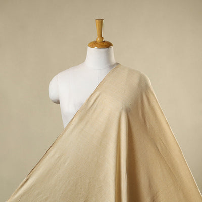 Beige - jhiri pure handloom cotton fabric 22 - handcrafted