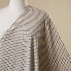 Beige - jhiri pure handloom cotton fabric 23 - handcrafted