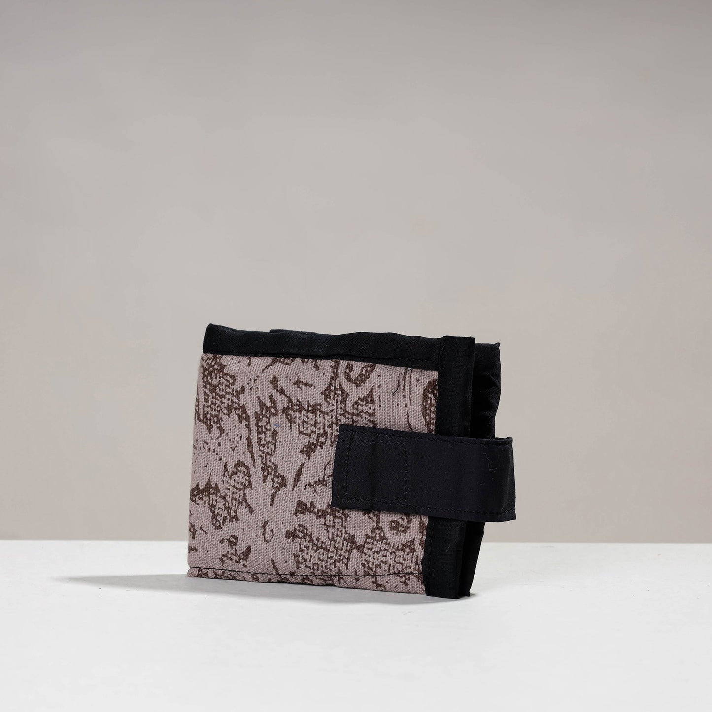 Beige Jugaad Handmade Cotton Wallet