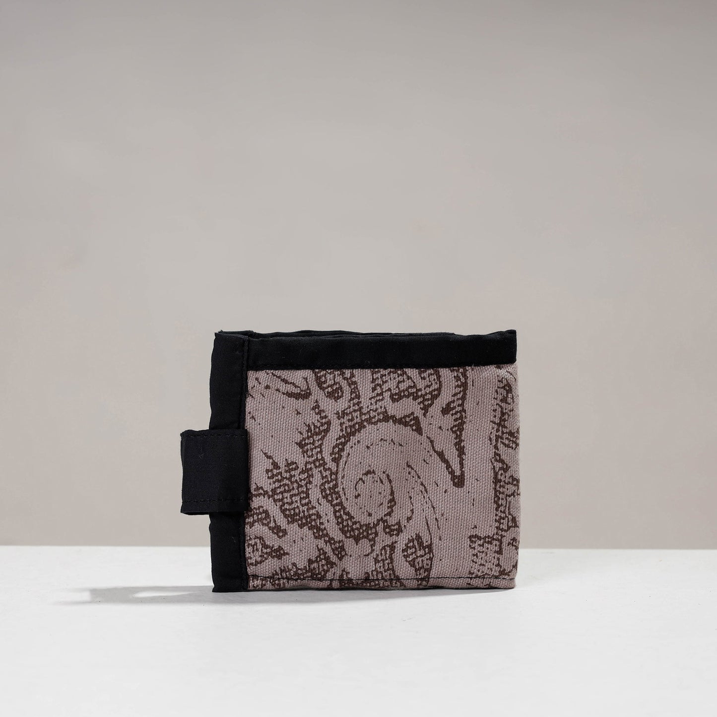 Beige Jugaad Handmade Cotton Wallet