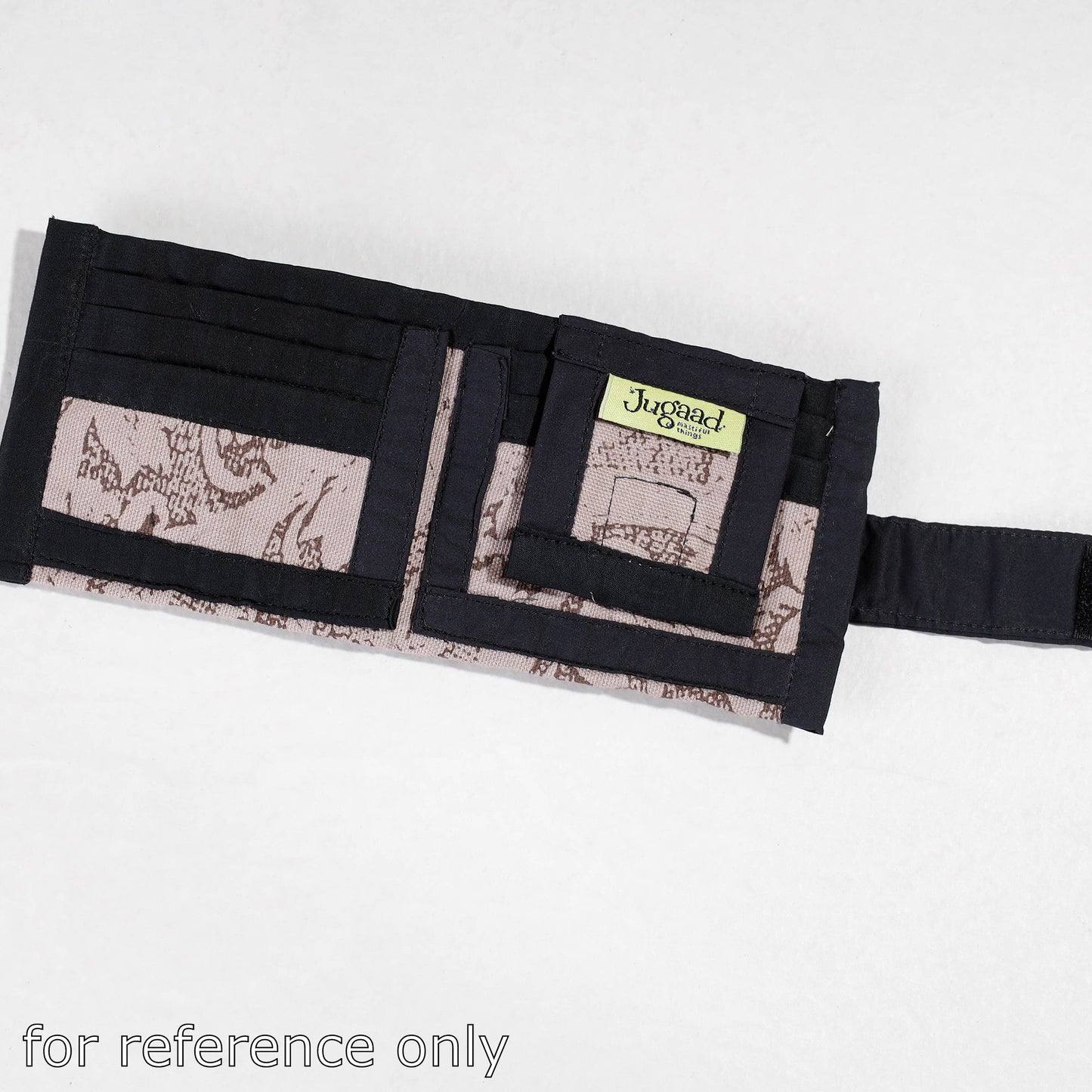 Beige Jugaad Handmade Cotton Wallet