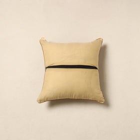Beige - kalamkari cotton cushion cover 20 - handcrafted